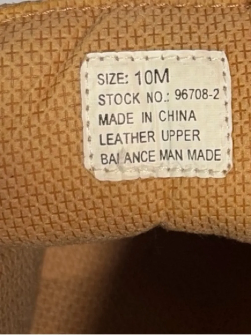 Men's Tan Work Boots - Durable Lace-Up Construction